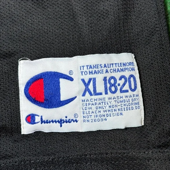 Vtg 90s Allen Iverson Champion Philadelphia Sixers Kids XL Mens Medium Jersey Jerseys